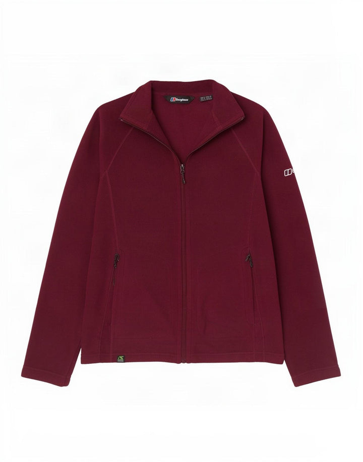 Berghaus Veste Polaire Femme UK 12 Polyester Bordeaux Moyen