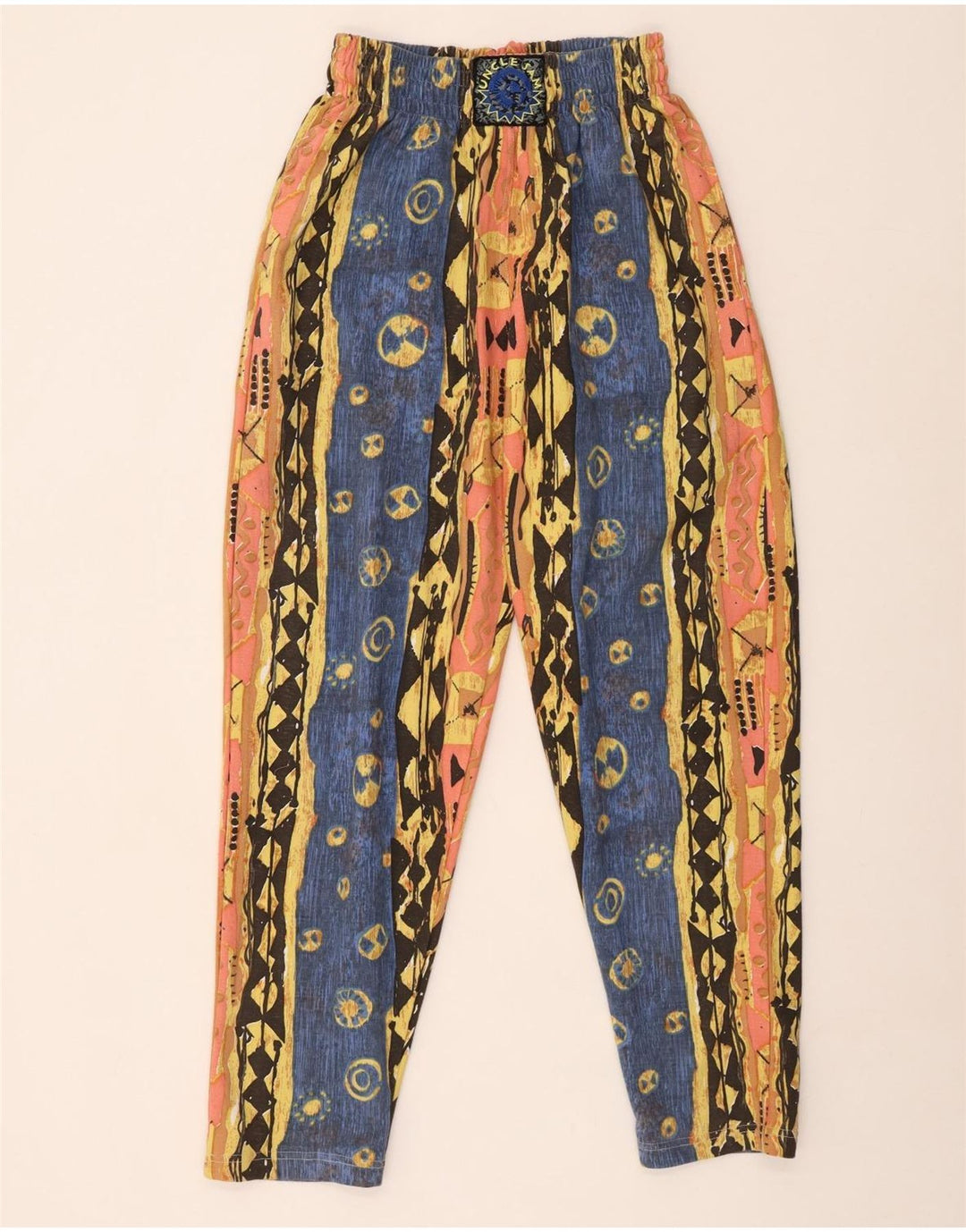 Pantalon Taille Haute Femme Oncle Sam Petit W27 L29 Coton Multicolore