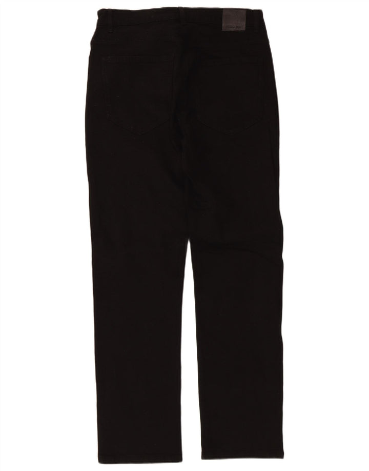 Massimo Dutti Jean droit femme EU 38 Small W28 L27 coton noir