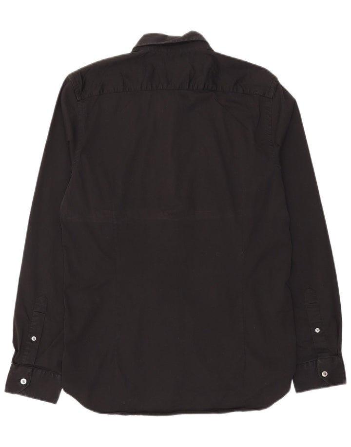 Ted Baker Chemise Homme Taille 3 Coton Noir Moyen