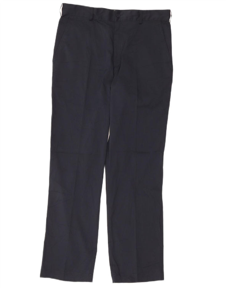 Nike Pantalon chino droit Dri Fit pour homme W32 L32 Bleu marine Polyester