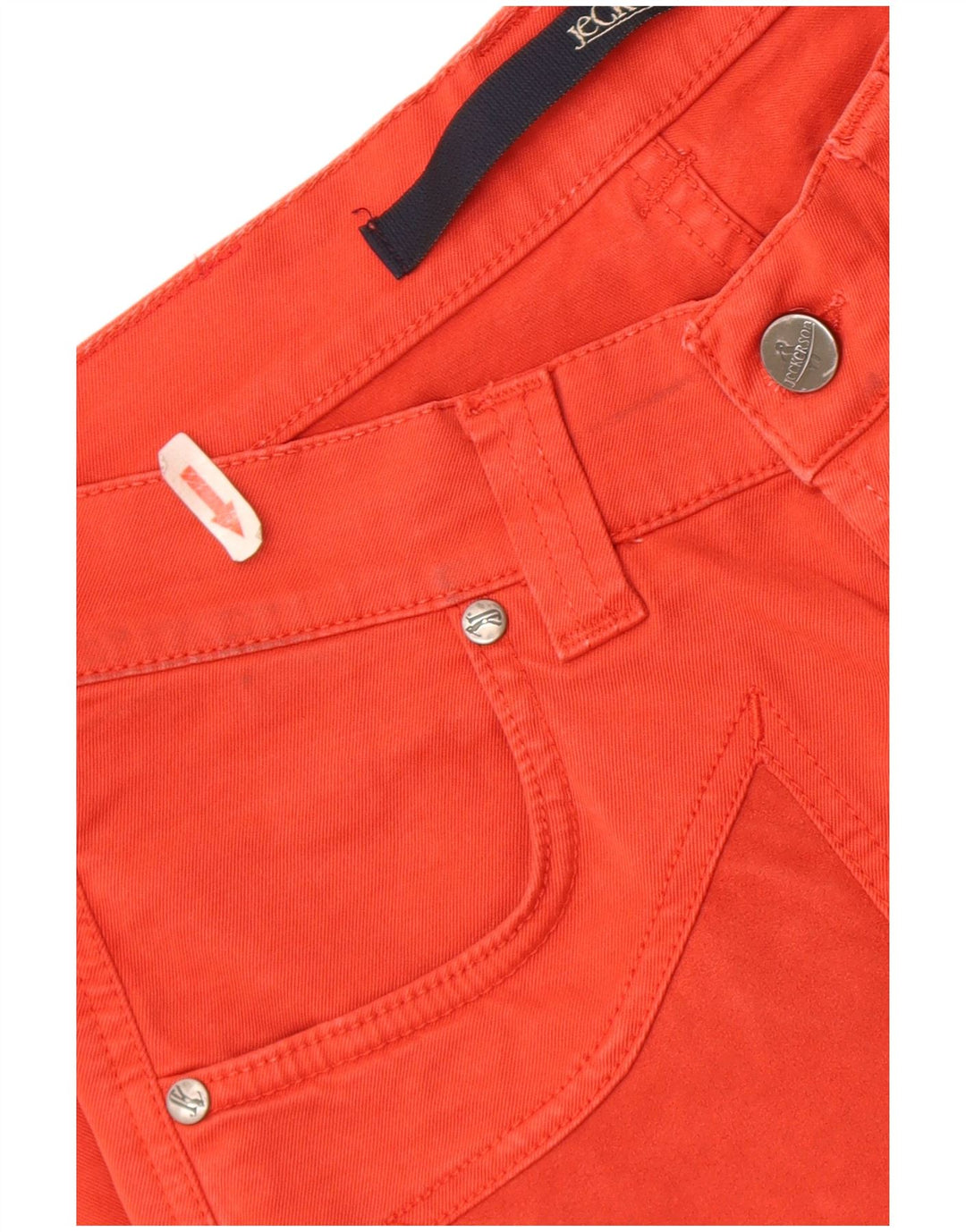 Jeckerson Jean Slim Femme W30 L32 Rouge Coton