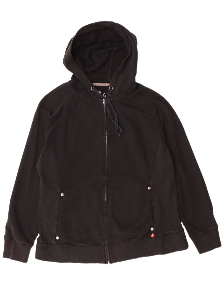 Dickies Pull à capuche zippé pour femme UK 18 XL Noir Coton