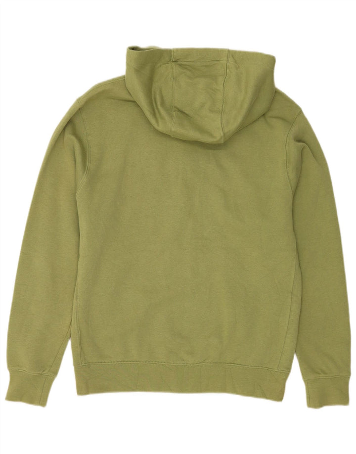 Nike Pull à capuche zippé en coton vert moyen pour homme