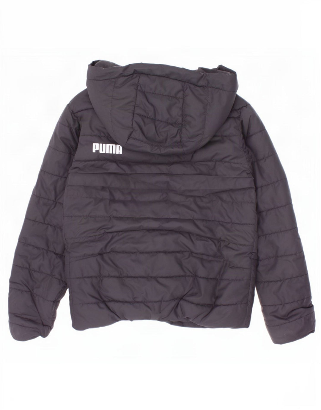 Puma Veste matelassée à capuche garçon 5-6 ans Noir Polyester