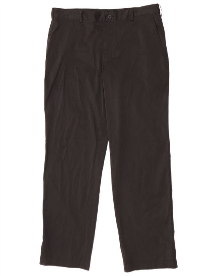 Nike Pantalon chino droit Dri Fit pour homme W34 L32 Noir Polyester