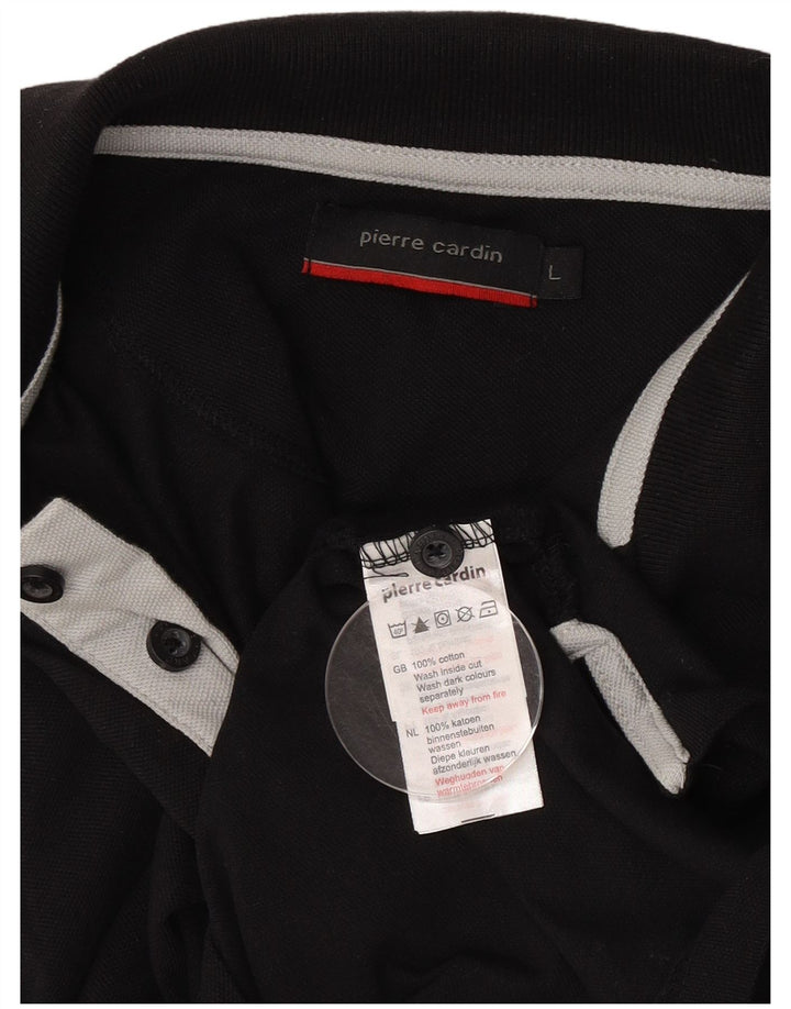 Pierre Cardin Polo Homme Grand Noir Coton