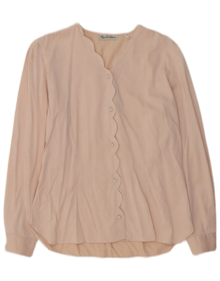 Chemisier chemise femme vintage IT 44 coton rose moyen