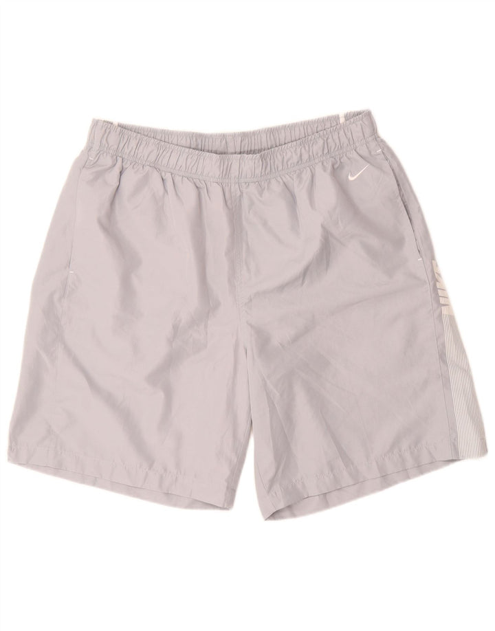 Nike Short de sport graphique pour homme XL Gris à fines rayures Polyester