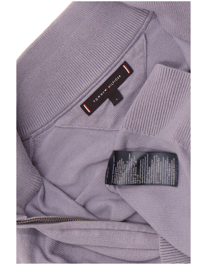 Tommy Hilfiger Cardigan pour homme en coton bleu Taille L