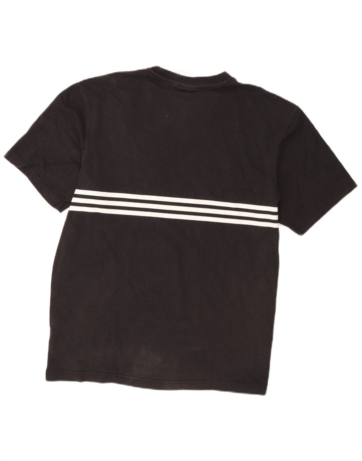 Adidas T-shirt graphique pour homme en coton noir moyen