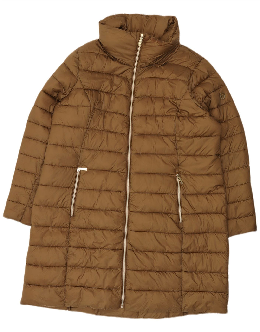 Michael Kors Manteau rembourré pour femme UK 20 2XL Nylon marron