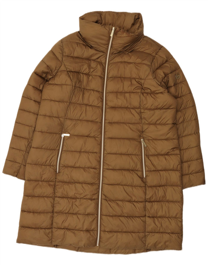 Michael Kors Manteau rembourré pour femme UK 20 2XL Nylon marron