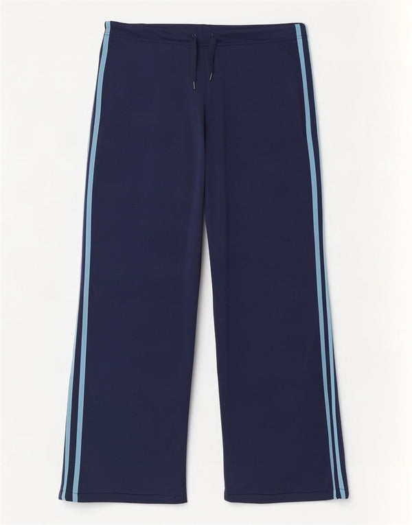 Adidas Pantalon de survêtement pour femme UK 14 Bleu marine moyen Polyester