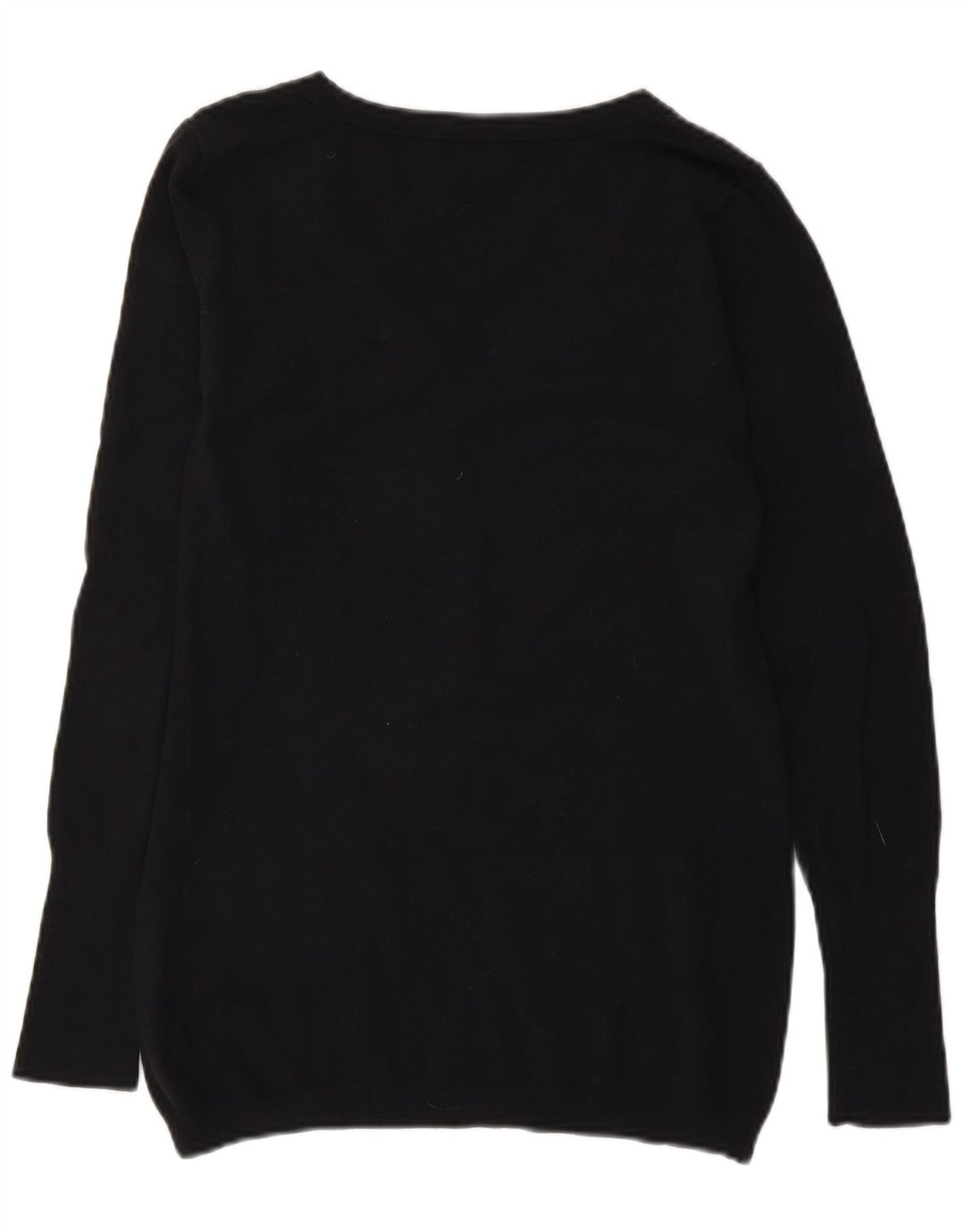 Gap Pull à col boutonné pour femme UK 14 en coton noir moyen