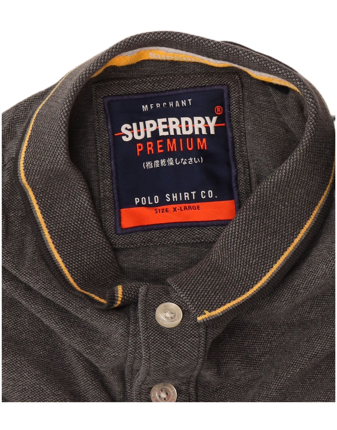 Superdry Polo Homme XL Gris