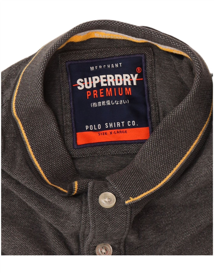 Superdry Polo Homme XL Gris