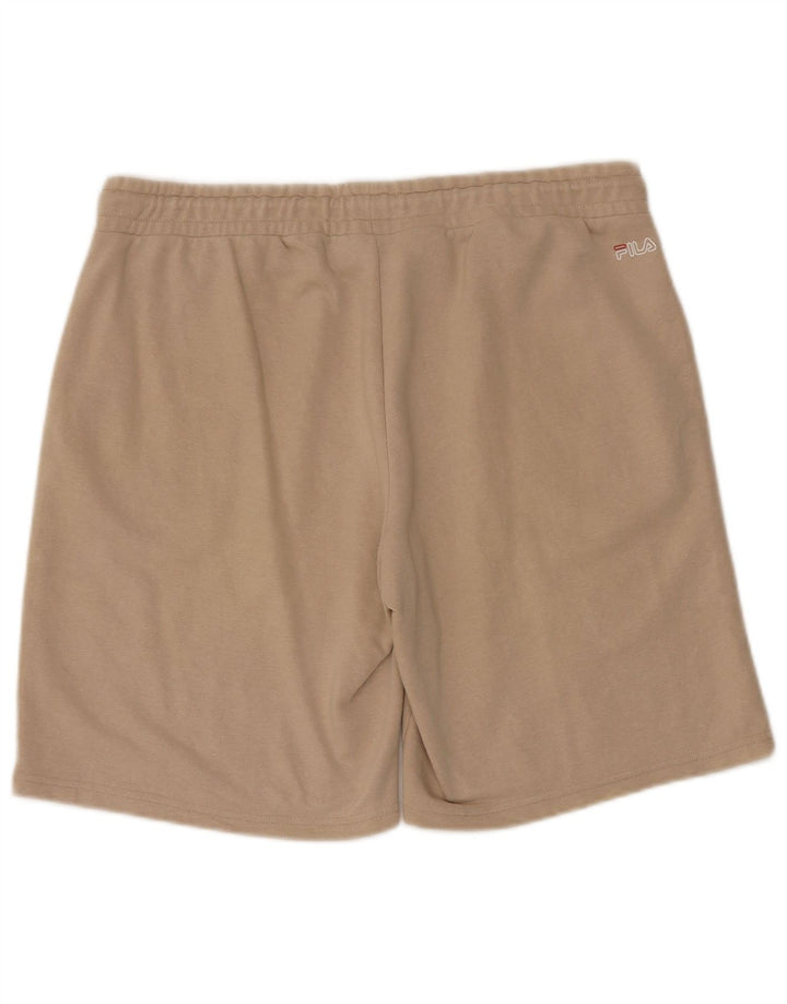 Fila Short de sport XL en coton beige pour homme
