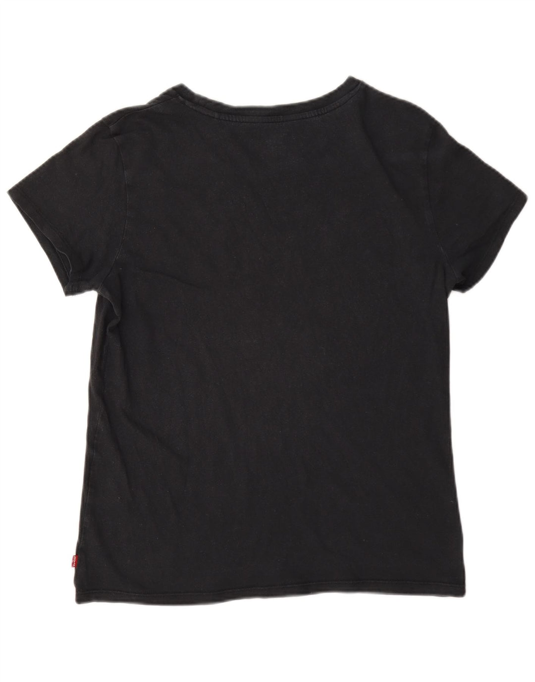 Levi's T-Shirt Graphique Femme UK 14 Noir Moyen