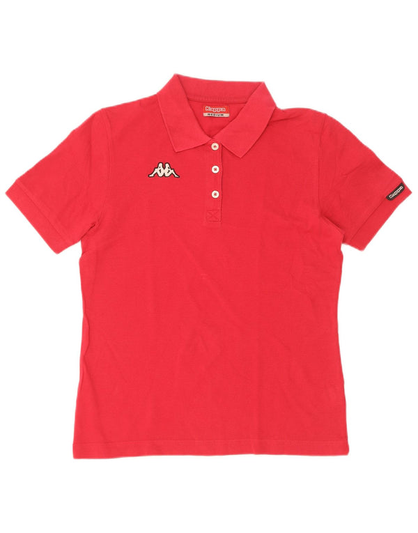 Kappa Polo Femme UK 12 Coton Rose Moyen
