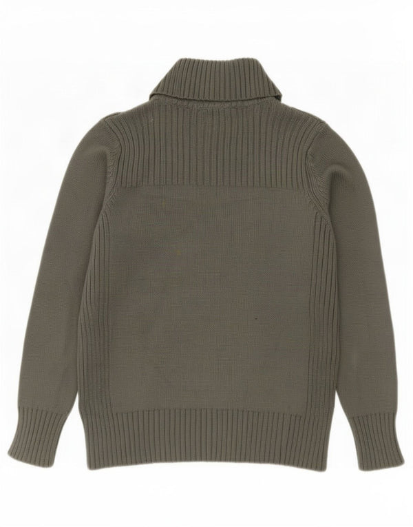 Marks & Spencer Pull Cardigan Zippé Homme Kaki Moyen