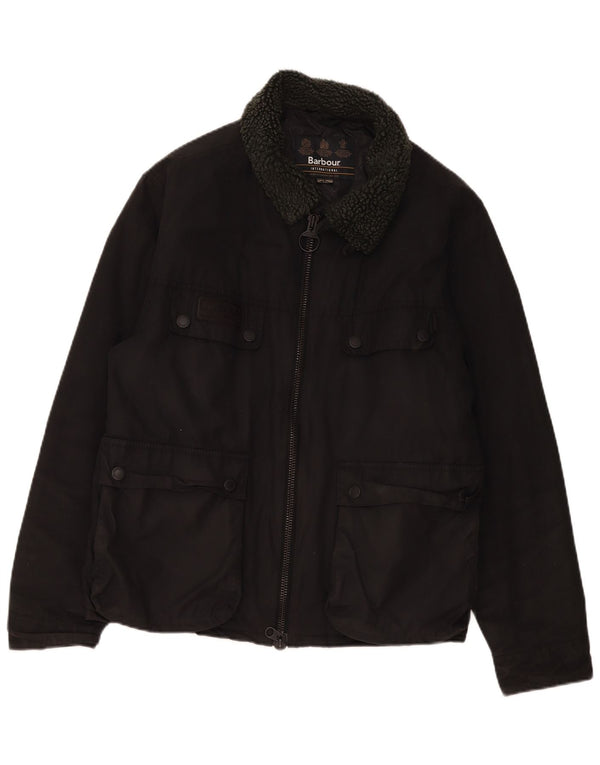 Barbour Veste Sherpa Utility Homme UK 44 2XL Coton Noir