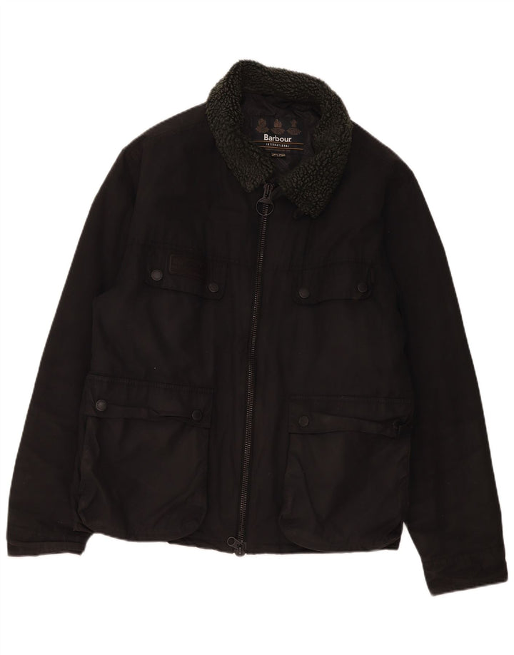 Barbour Veste Sherpa Utility Homme UK 44 2XL Coton Noir
