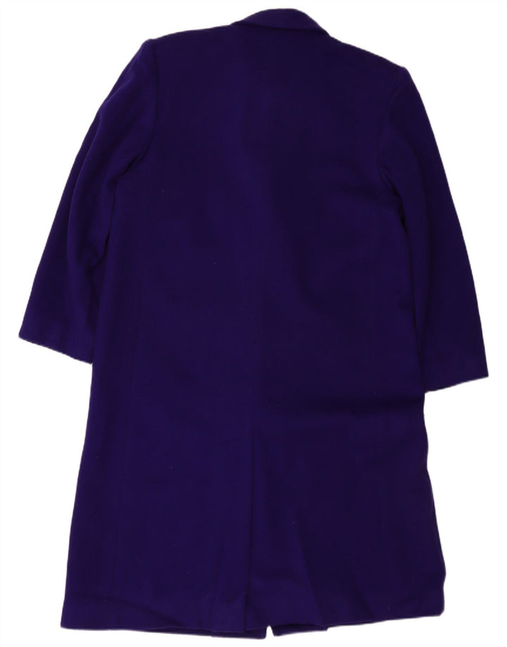 LONDON FOG Pardessus Femme US 16 2XL Laine Vierge Bleue