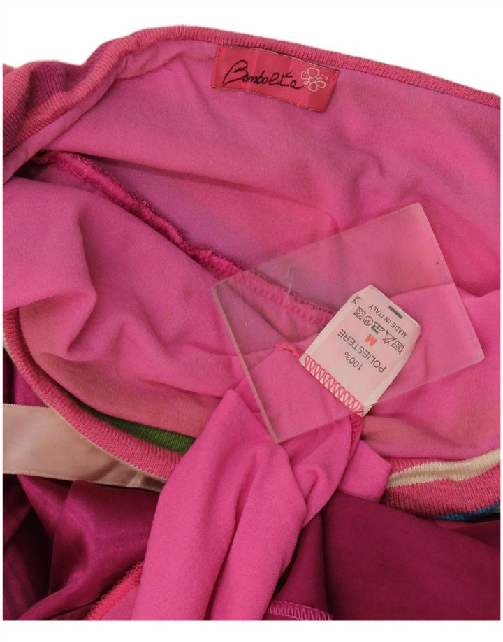 robe bustier femme vintage UK 12 Polyester rayé rose moyen