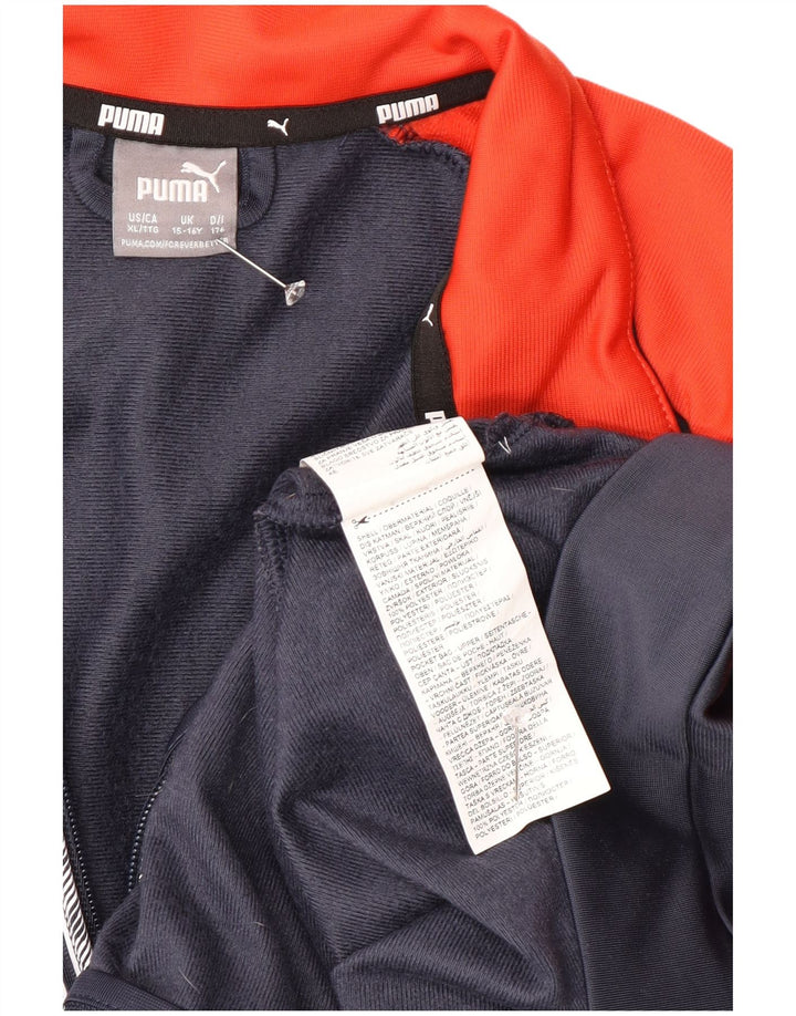 Puma Veste de Survêtement Graphique Garçon 15-16 ans Gris Colorblock