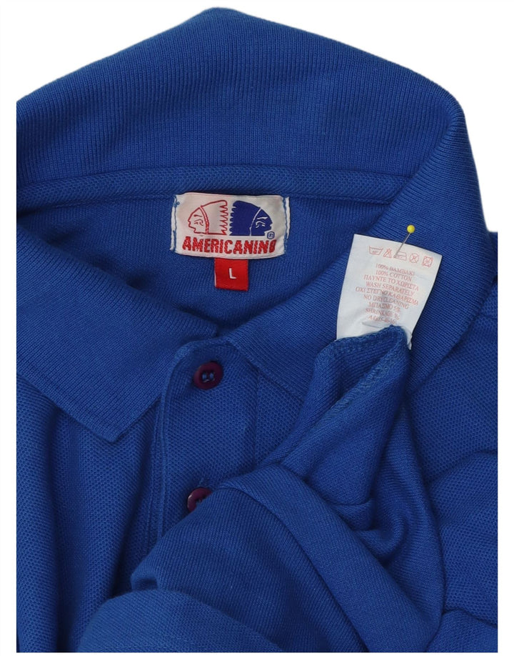 Americanino Polo Homme Grand Bleu Coton
