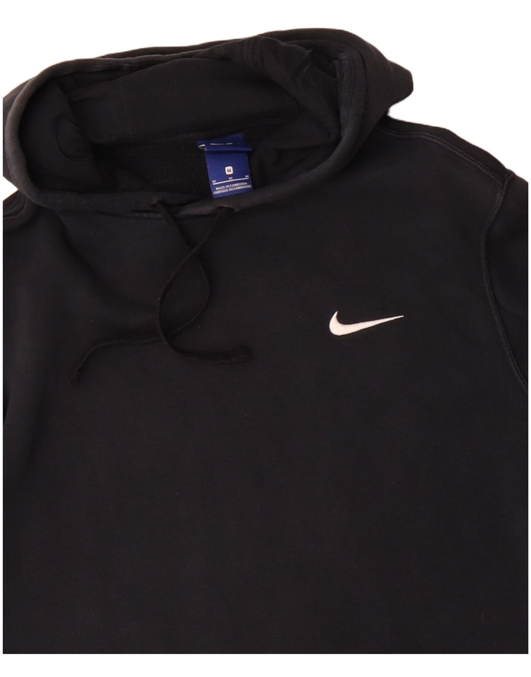 Nike Pull à capuche pour homme en coton noir moyen