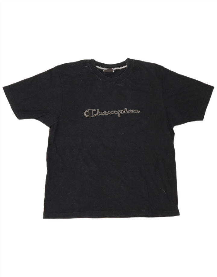 Champion T-Shirt Graphique Homme Noir Moyen