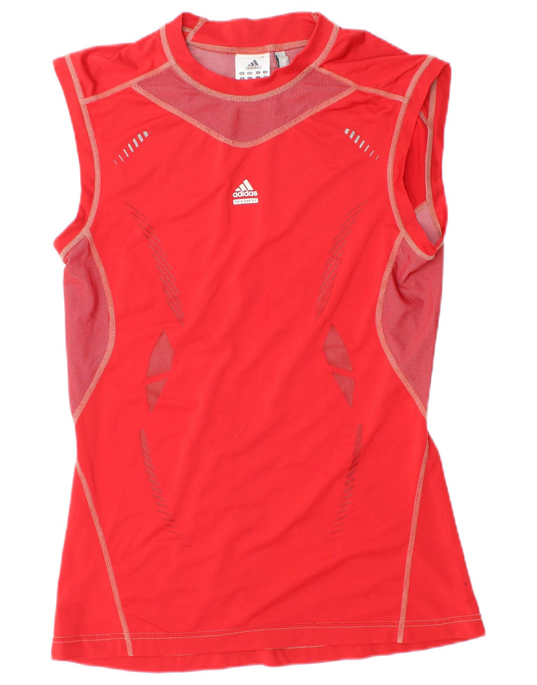 Adidas Hommes Climacool T-Shirt Haut Grand Rouge Colorblock Polyester