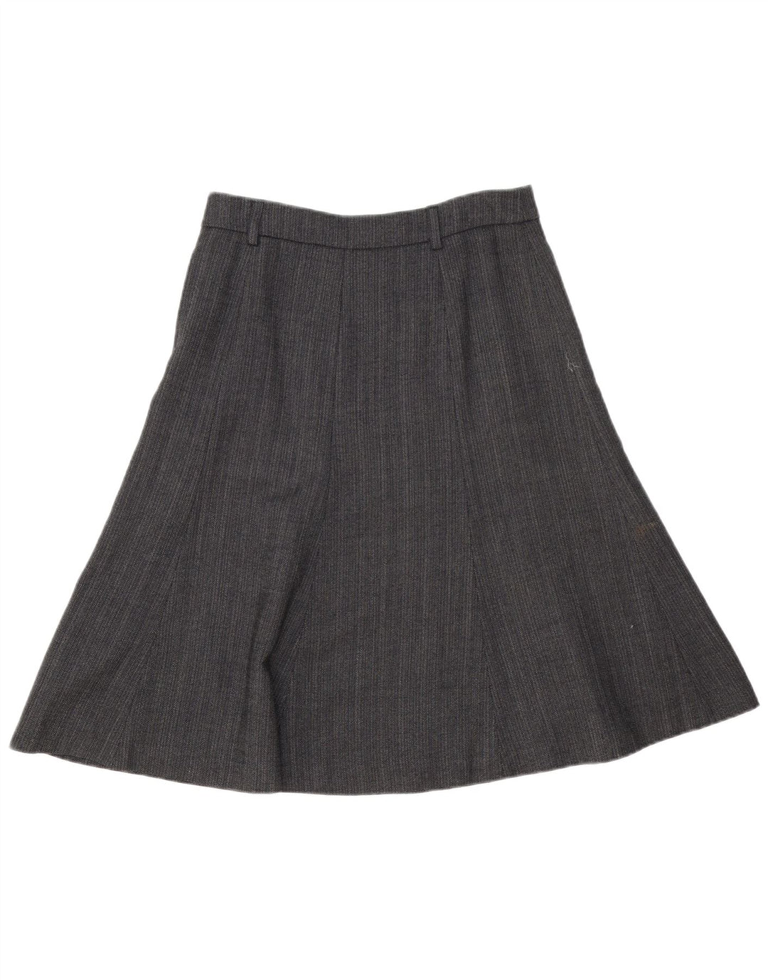 J. Crew Jupe trapèze pour femme US 2 XS W28 Laine à chevrons gris