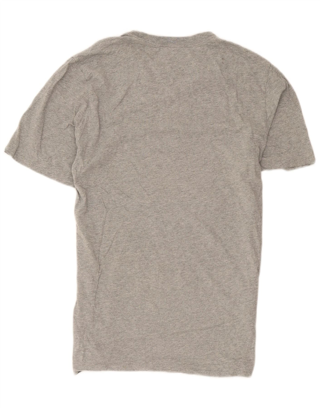 Nike T-Shirt Femme UK 14 Gris Moyen Coton