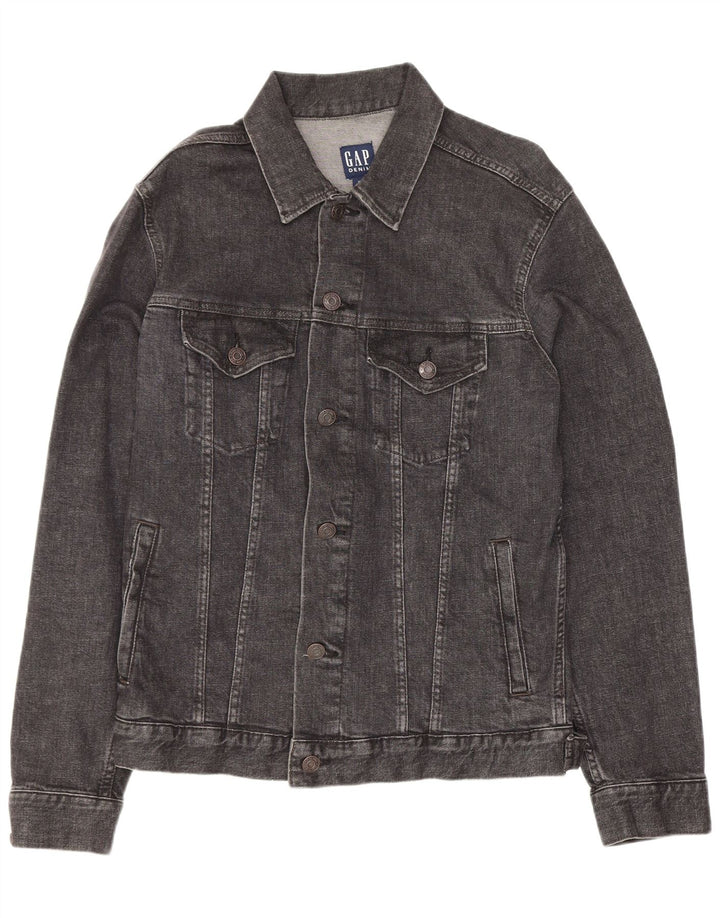 Gap Veste en Jean Homme UK 34 XS Gris Coton