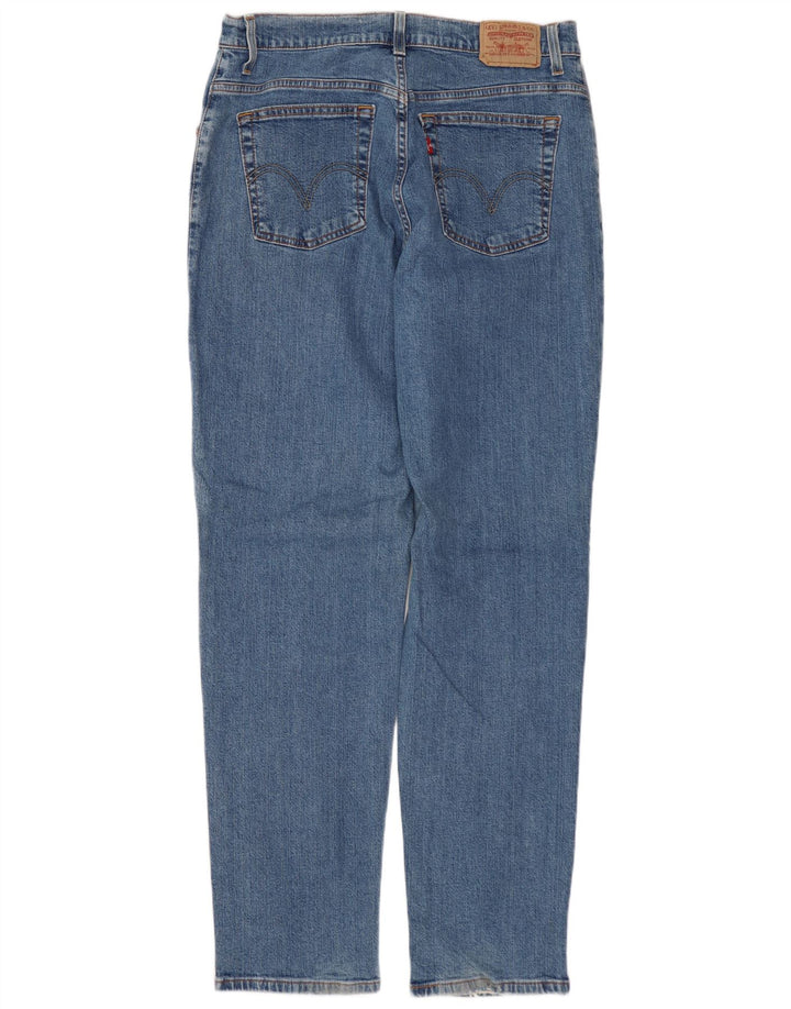 LEVI'S Jean fuselé 550 coupe décontractée pour femme US 12 Large W30 L31 Bleu