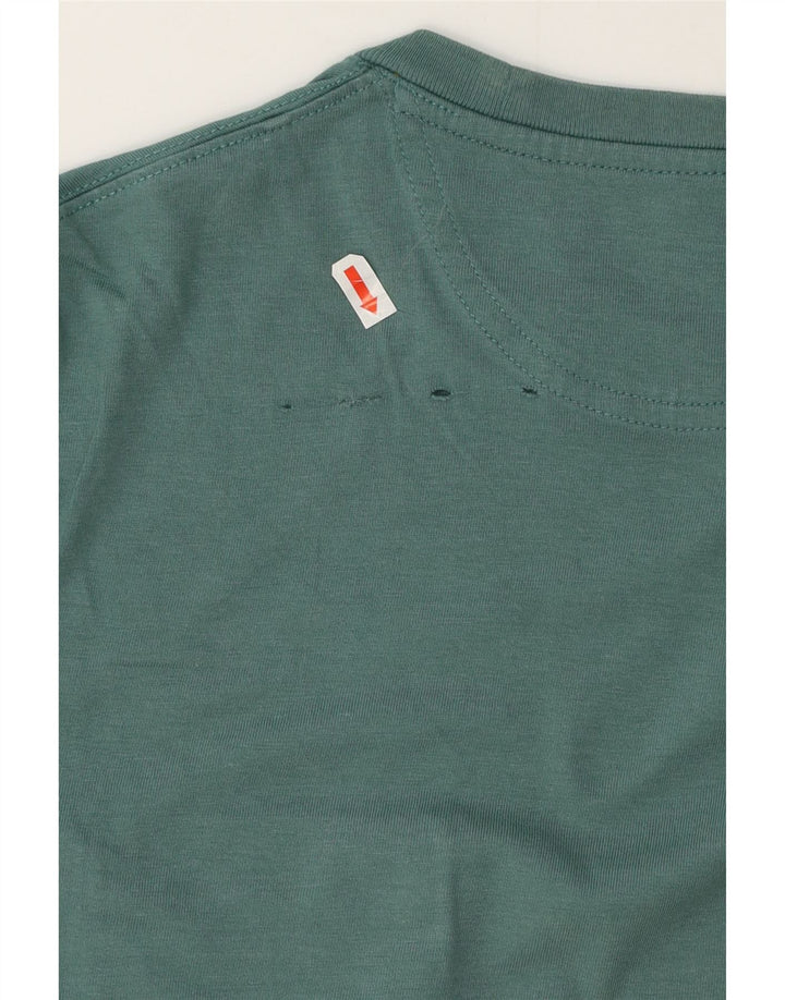 Timberland T-Shirt Slim Fit Homme Vert Moyen Coton