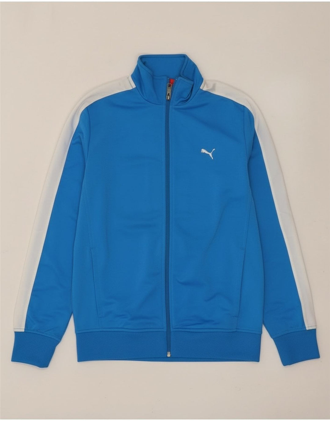 Puma Veste de Survêtement Garçon 13-14 ans Bleu Colorblock Polyester