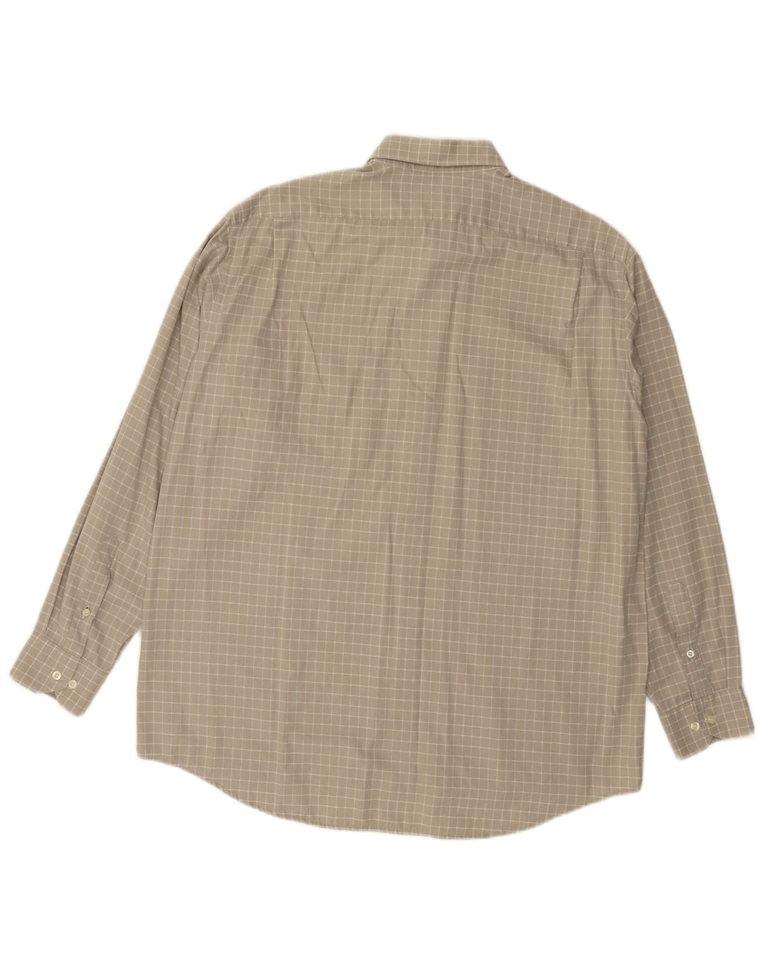 LACOSTE Chemise Homme Taille 41 Grand Gris Check Coton