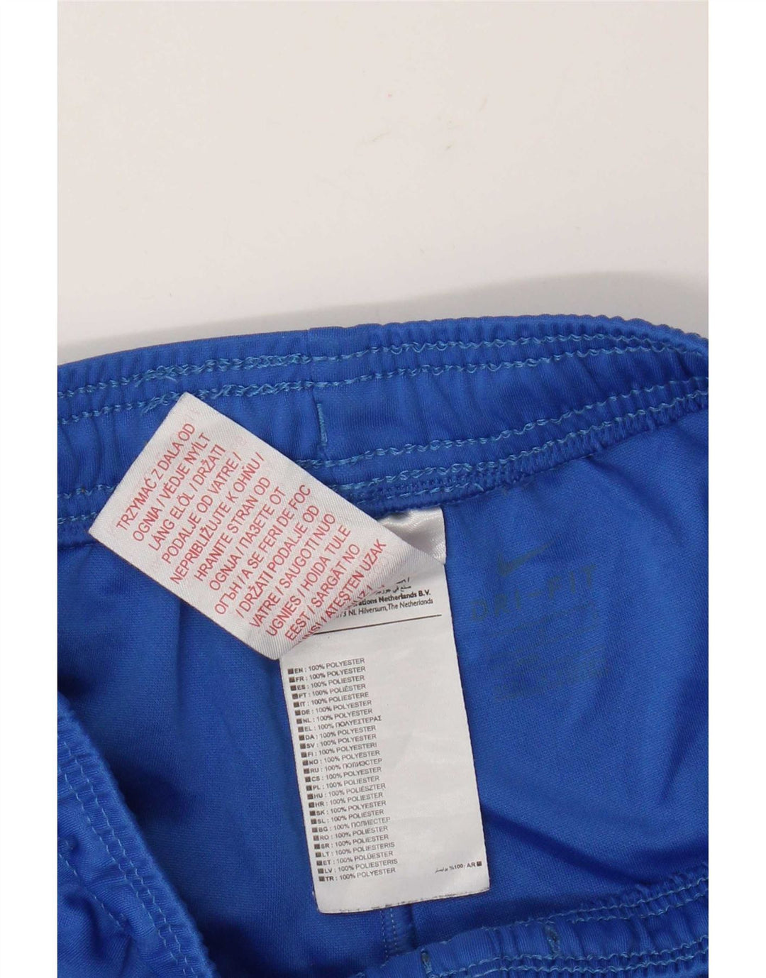 Short de sport Nike Dri Fit pour garçon 12-13 ans, grand bleu, polyester