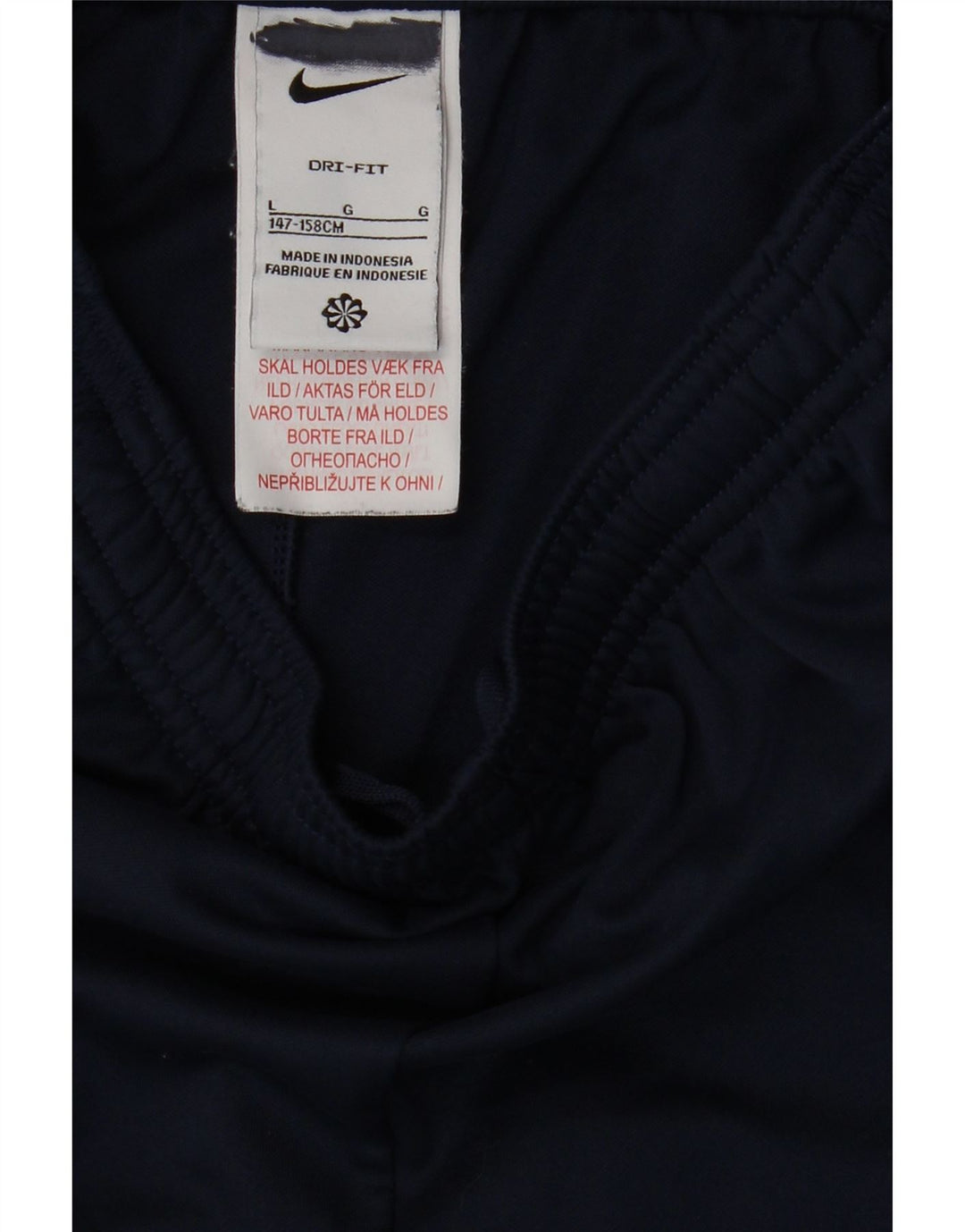 NIKE Pantalon de survêtement Dri Fit pour garçon 12-13 ans Large Bleu Marine Polyester