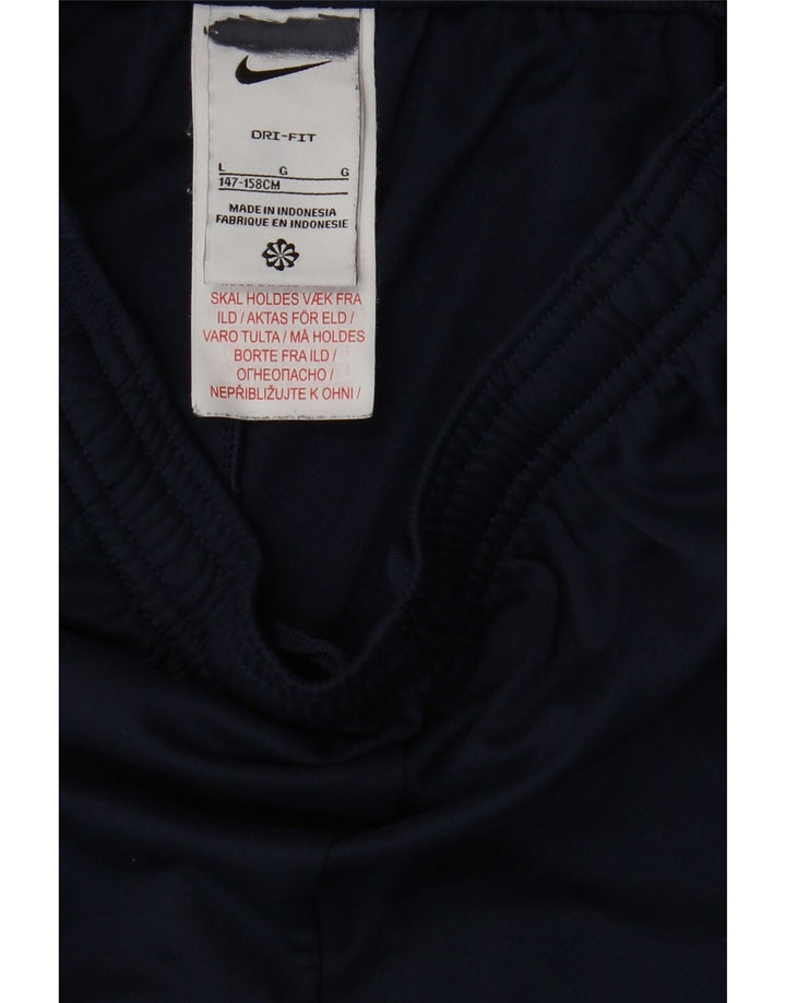 NIKE Pantalon de survêtement Dri Fit pour garçon 12-13 ans Large Bleu Marine Polyester