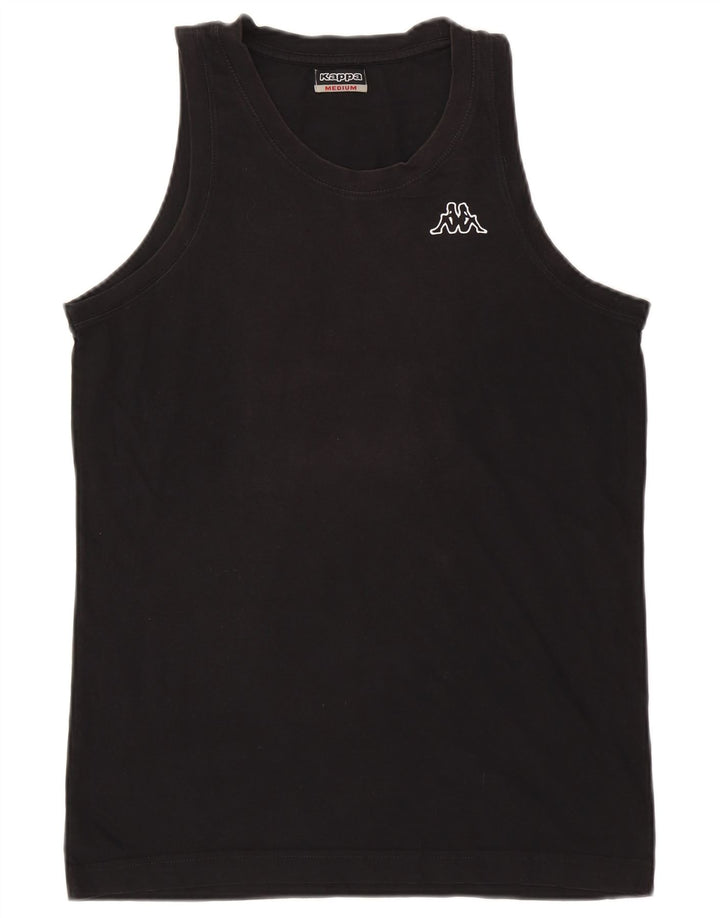 Kappa Débardeur Homme Noir Moyen Coton