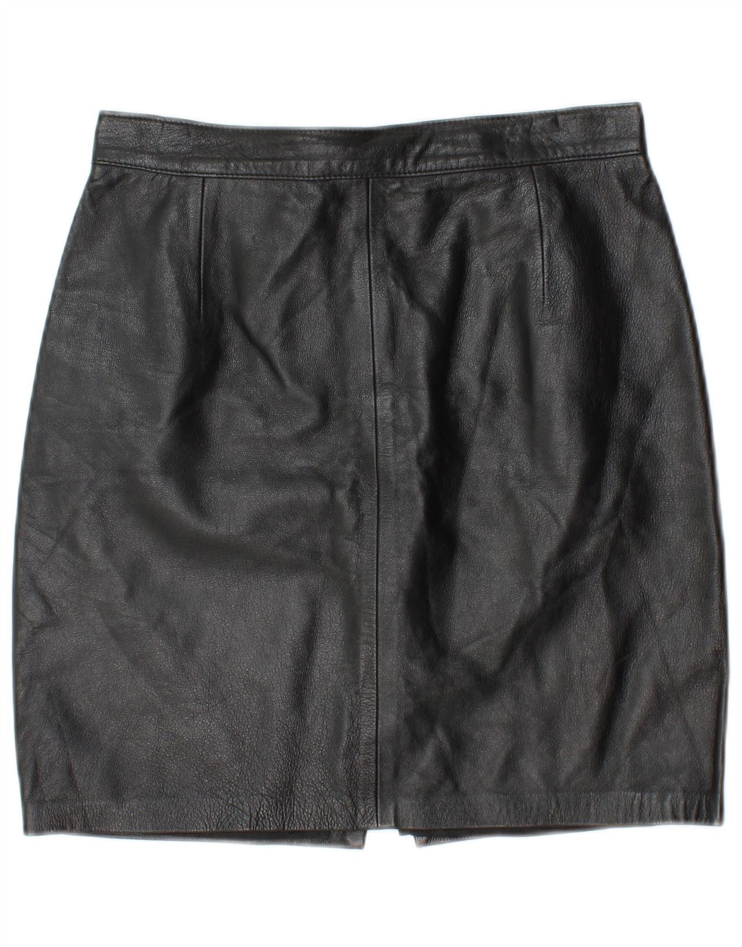 MARY ALBERT Jupe en cuir pour femme IT 44 Medium W28 Cuir noir