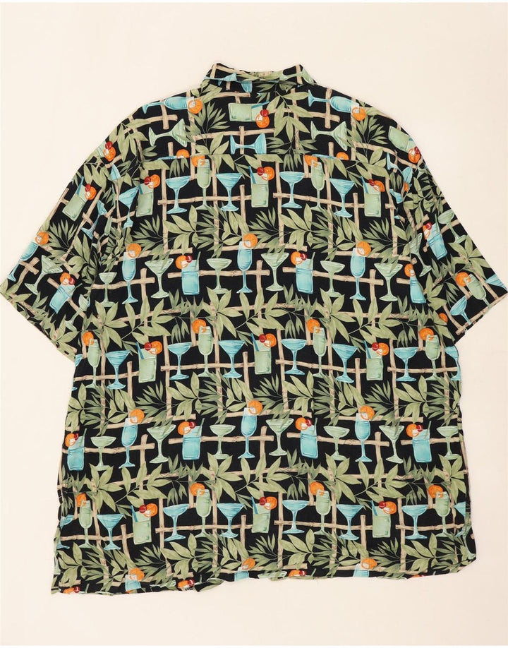 PIERRE CARDIN Chemise Manches Courtes Motif Abstrait Homme Multicolore XL