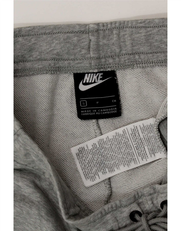 Nike Short de sport pour femme UK 10 Small Gris Coton