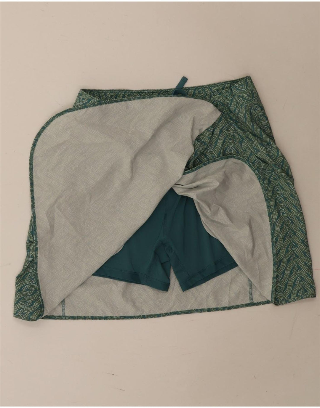 Patagonia Jupe-short pour femme UK 18 XL Vert Chevron Polyester