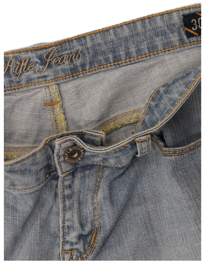 Short en Jean Rifle Homme W30 Bleu Moyen